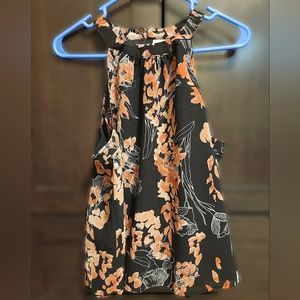 A New Day Women's Large sleevless flare blouse with underlay